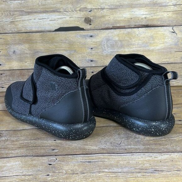 WORLD BOOTS Sz 12 Mens Chukka Moccasin Boots Black Knit Style Gray - Picture 4 of 16